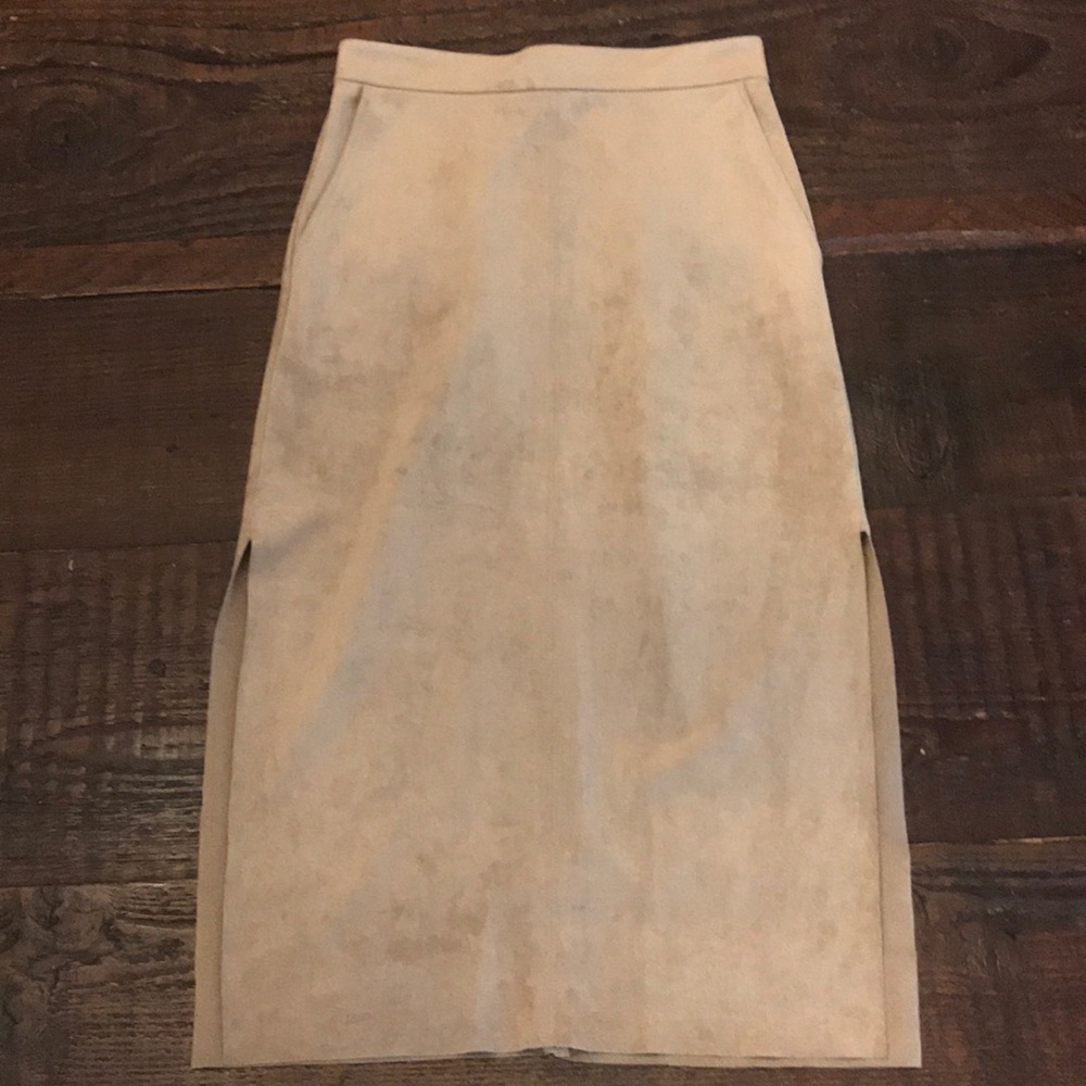 Knee length skirt